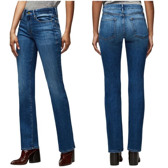 Frame Denim Denim - Frame Denim Le Mini Boot Jeans in Poe size 30 31 32 US 10 12 blue